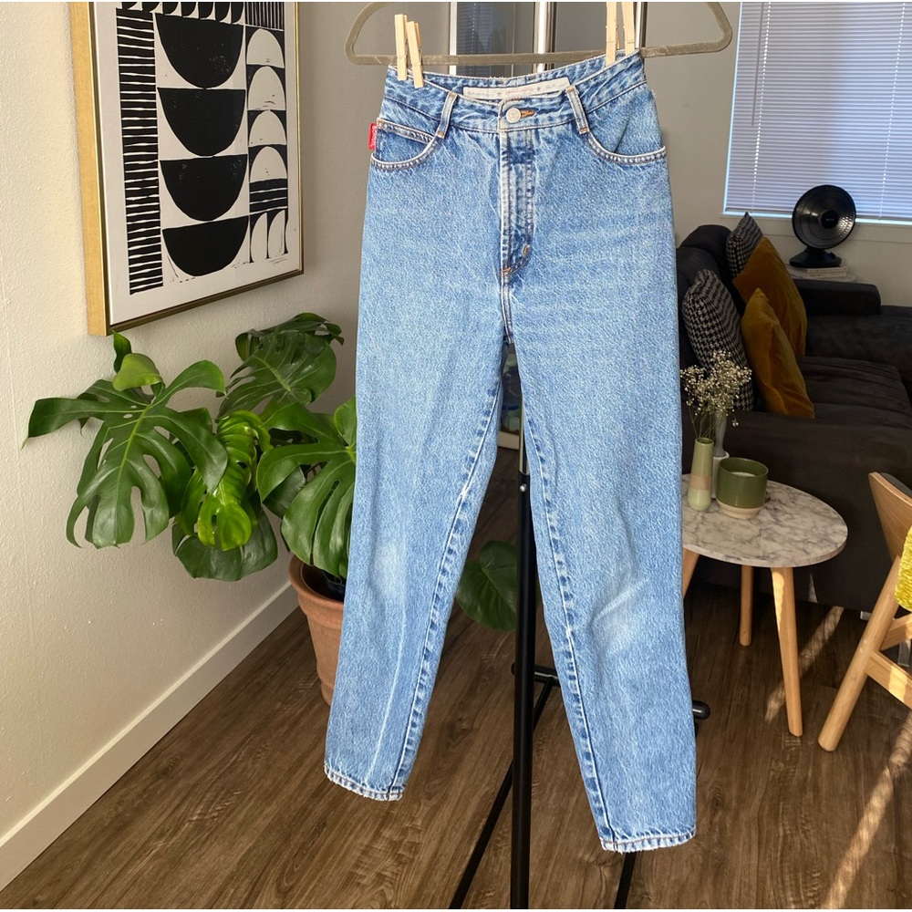 Bongo straight leg high rise jean